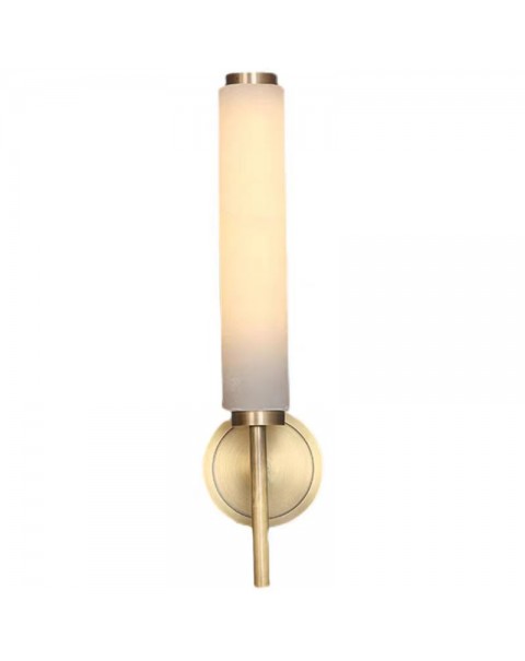 Spain imported marble Scandinavian simple light luxury hotel B&B living room bedroom bedside copper wall lamps