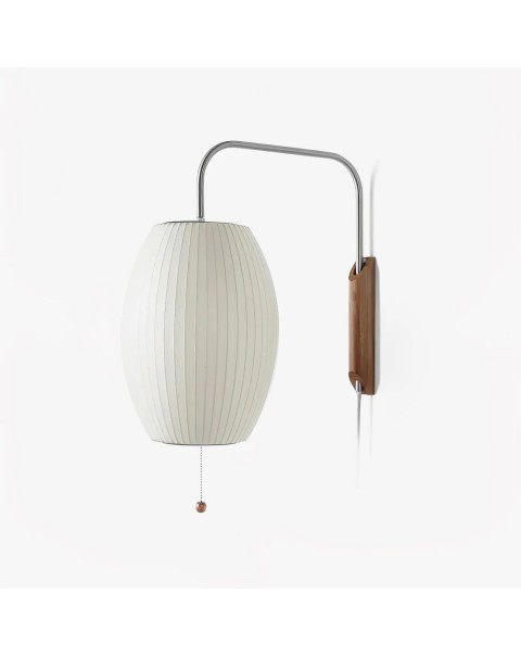 Year round park copper lamp modern light luxury minimalist metal silk living room sofa bedroom bedside swing arm wall sconce