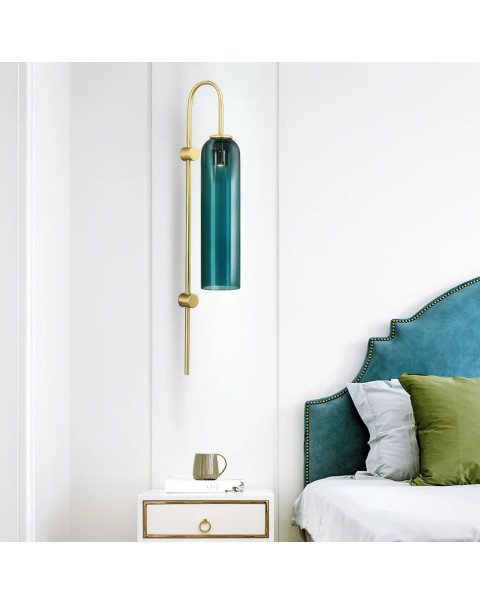 Scandinavian minimalist living room background wall lights creative personality simple post-modern aisle corridor bedroom bedside lamps