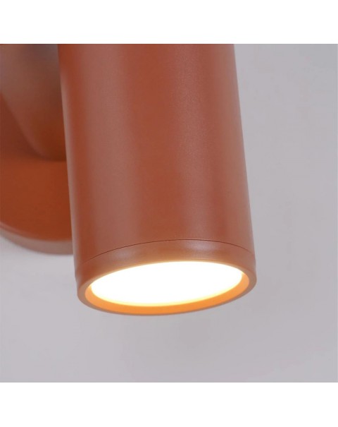 Danish designer U-shaped minimalist creative LED bedside reading lamp simple personality living room background wall water pipe wall light