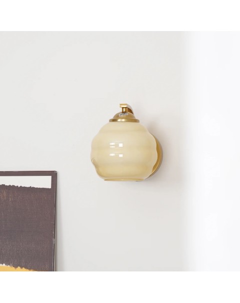 Cumulus wall lamp Czech Central Europe vintage glass Bauhaus industrial style aisle mirror bedside lamp French staircase
