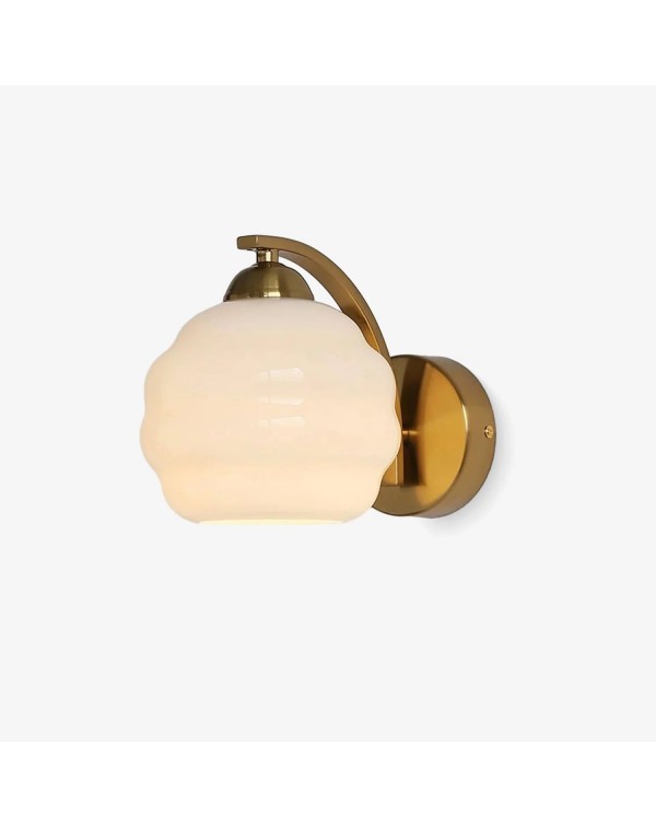 Cumulus wall lamp Czech Central Europe vintage gla...