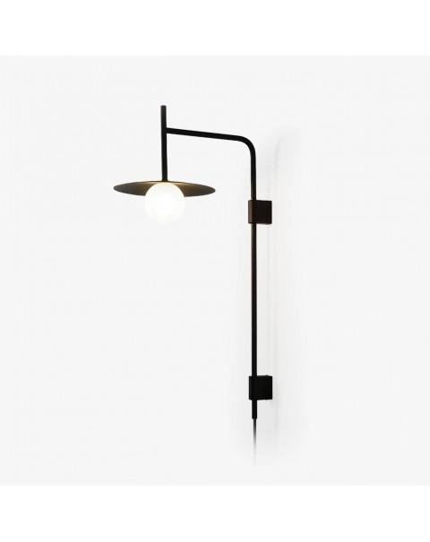 Post-modern Scandinavian style simple creative personality living room background wall aisle corridor balcony flying saucer wall light