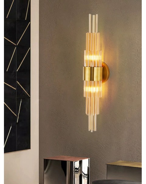 Scandinavian simple designer models living room background wall lamp bedroom bedside dining room stairs aisle entrance light luxury wall lamps