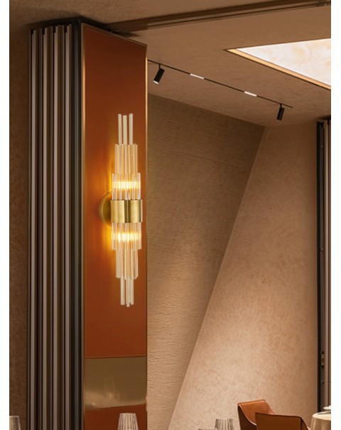Scandinavian simple designer models living room background wall lamp bedroom bedside dining room stairs aisle entrance light luxury wall lamps