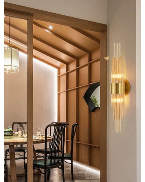 Scandinavian simple designer models living room background wall lamp bedroom bedside dining room stairs aisle entrance light luxury wall lamps