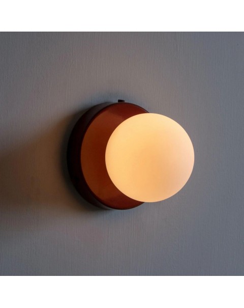Modern simple glass wall lamp corridor aisle entrance light living room background wall macramé bedroom bedside light