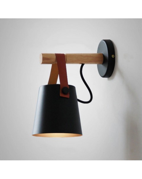 French cream wind bedside wall lamp Bauhaus creative simple living room entry balcony lamp net red corridor aisle light