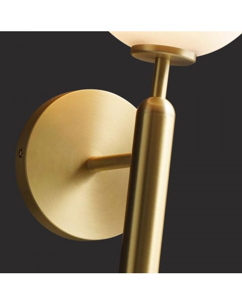 Scandinavian bedroom bedside wall lamp creative personality staircase corridor living room background wall study round ball bathroom mirror front light