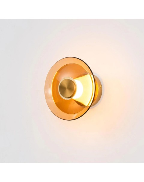 Creative designer models living room back wall minimalist master bedroom bedside premium decorative hotel art glass wall sconce