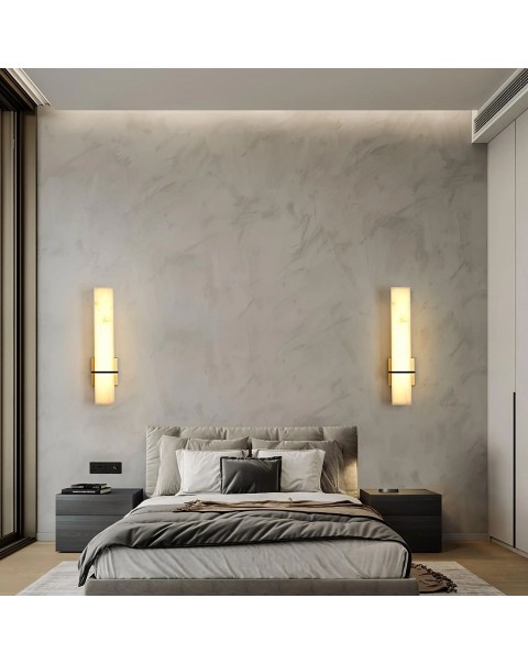 Yunshi wall light light light luxury all copper living room background wall light modern simple bedroom bedside lamps and lanterns