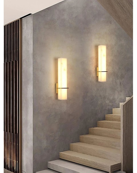 Yunshi wall light light light luxury all copper living room background wall light modern simple bedroom bedside lamps and lanterns