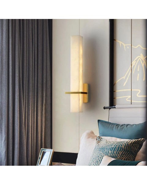 Yunshi wall light light light luxury all copper living room background wall light modern simple bedroom bedside lamps and lanterns