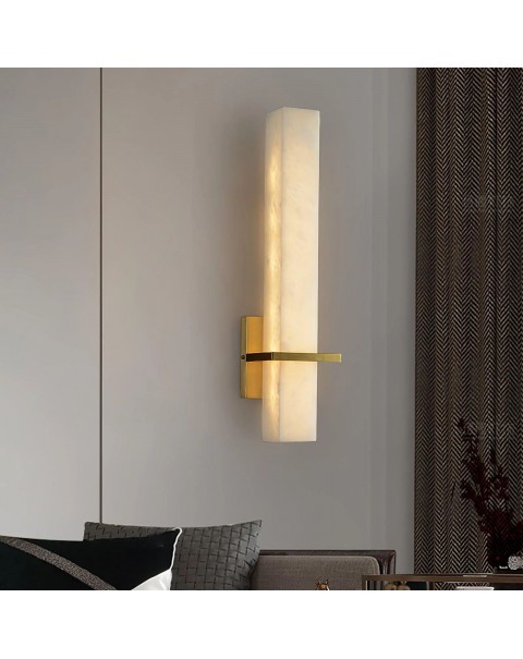 Yunshi wall light light light luxury all copper living room background wall light modern simple bedroom bedside lamps and lanterns