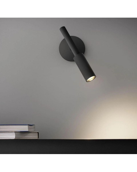 Scandinavian simple LED wall lamp bedroom bedside wall lamp entrance aisle mounted spotlight angle adjustable 95 high colour rendering