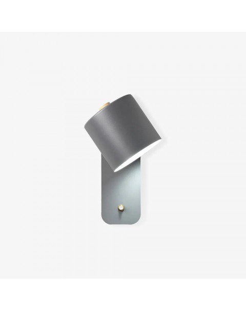 Scandinavian modern simple bedside lamp bedroom macaron creative personality background wall led with switch net red wall light