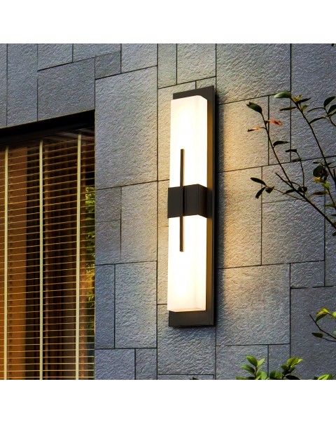 Wall lamp bedroom living room new Chinese style TV background wall light net red staircase balcony light luxury courtyard outdoor waterproof light
