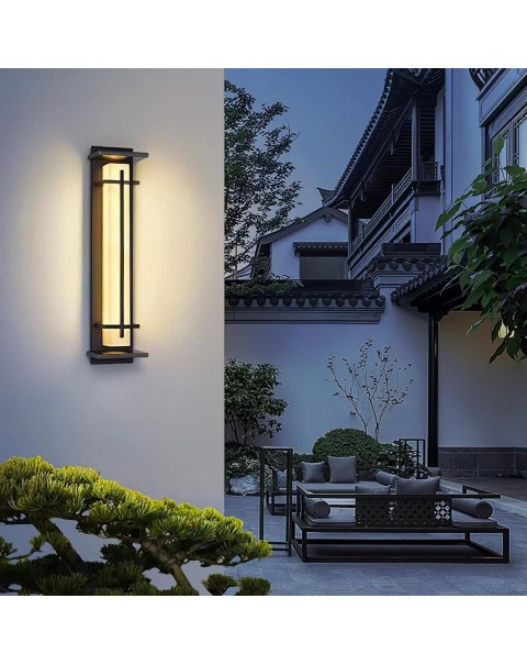 Outdoor wall lamps super bright up and down luminous spotlight long villa gate entrance on both sides of the pillar wall lamp outdoor patio light