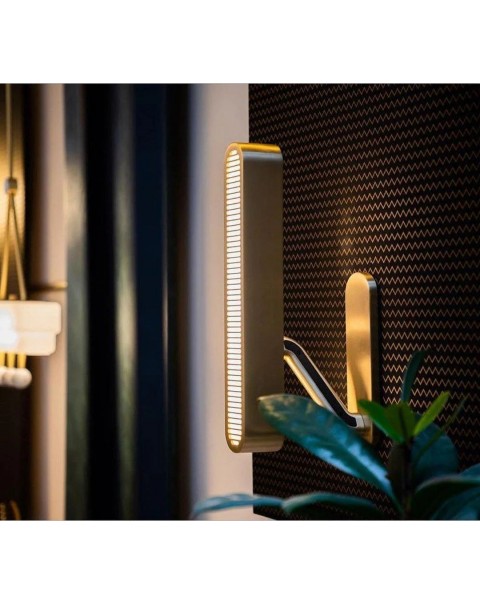 Post-modern wall lamp Hong Kong-style light luxury living room background wall lamp creative copper simple designer bedroom bedside lamps