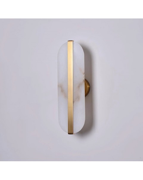 Light luxury copper wall lamp living room background wall marble post-modern minimalist designer creative bedroom study bedside lamps