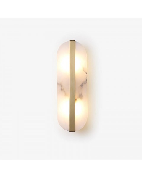 Light luxury copper wall lamp living room background wall marble post-modern minimalist designer creative bedroom study bedside lamps
