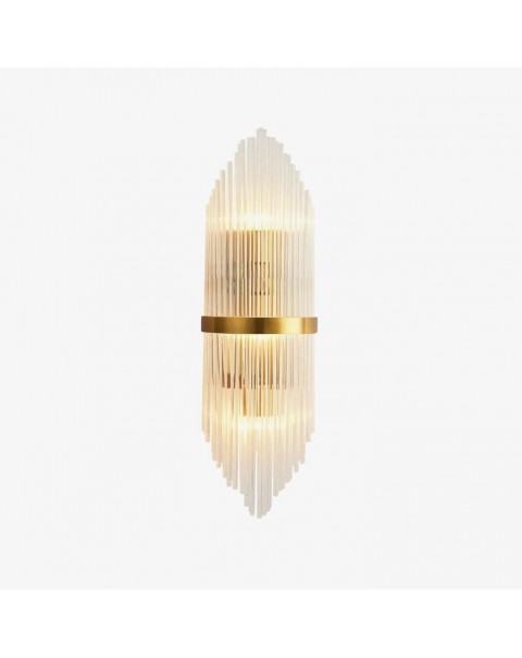 Post-modern crystal wall lamp light luxury creative personality living room background wall bedroom bedside hotel aisle sample room lamps