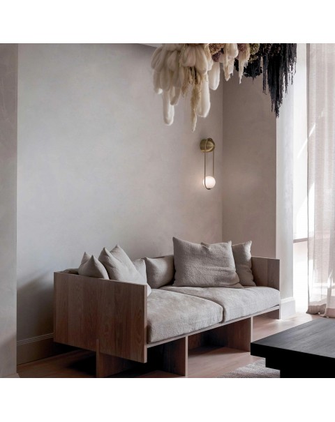 Minimalist all copper wall lamp Scandinavian light luxury minimalist aisle corridor light modern minimalist room bedroom bedside wall lamps