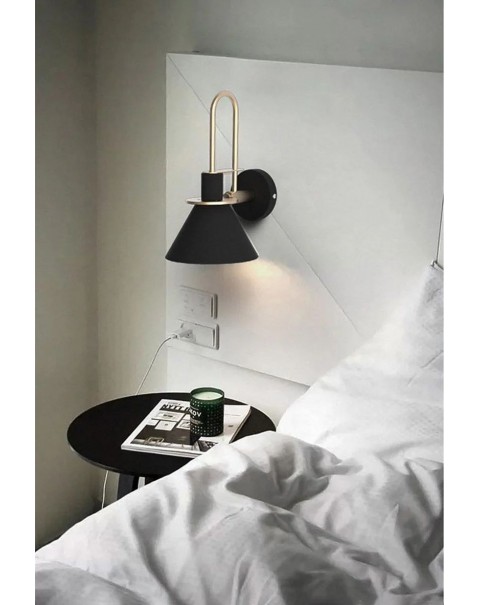 Modern simple wall lamp living room creative background wall aisle wall lamp Scandinavian macaron personality bedroom bedside lamps and lanterns