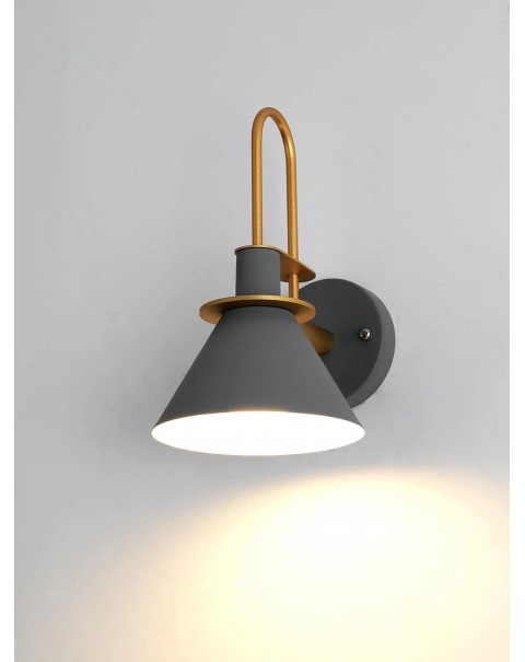 Modern simple wall lamp living room creative background wall aisle wall lamp Scandinavian macaron personality bedroom bedside lamps and lanterns