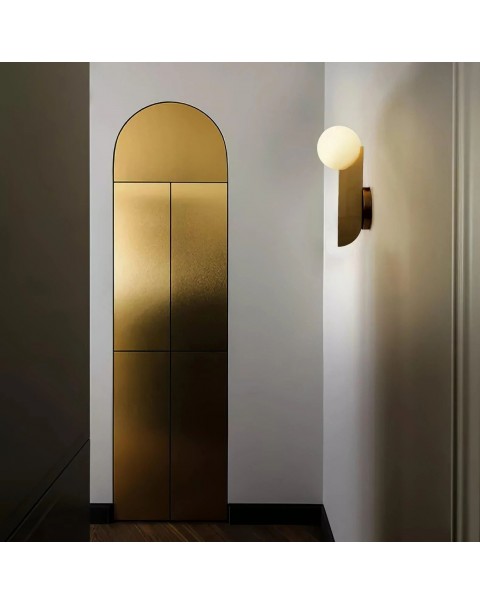 Simple new energy-saving lights light luxury living room bedroom wall gold wall lamp corridor aisle background wall bedside decorative lights