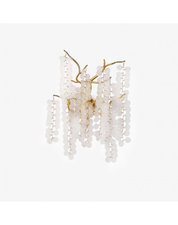Light luxury money tree branch living room crystal...