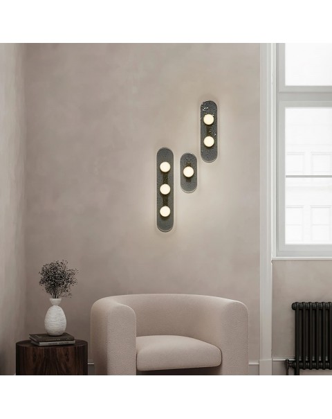 Minimalist Designer Creative Light Luxury Bedroom Bedside Staircase Lamp Cafe Sales Department Vintage Antique Glass Wall Sconce