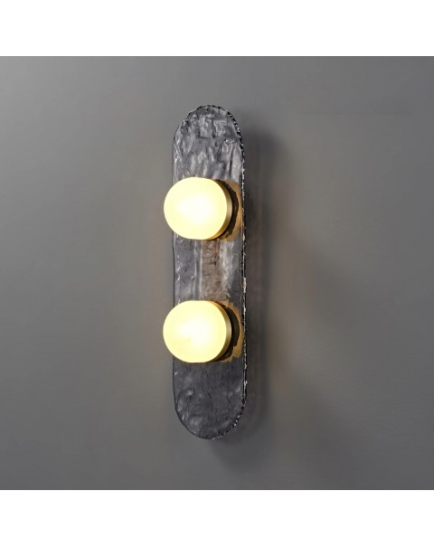 Minimalist Designer Creative Light Luxury Bedroom Bedside Staircase Lamp Cafe Sales Department Vintage Antique Glass Wall Sconce