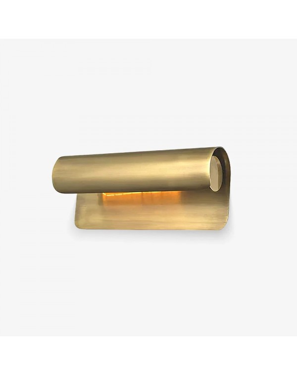 Scandinavian copper wall lamp modern simple bedroo...