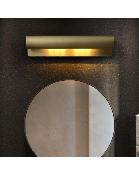 Scandinavian copper wall lamp modern simple bedroom bedside minimalist luxury creative staircase aisle living room background wall light