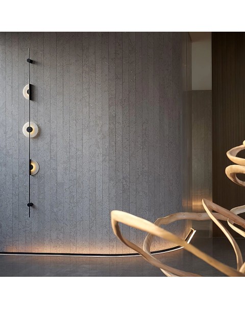 Scandinavian minimalist post-modern living room TV background wall lamp hotel stairs villa sales minister terms wall lamps