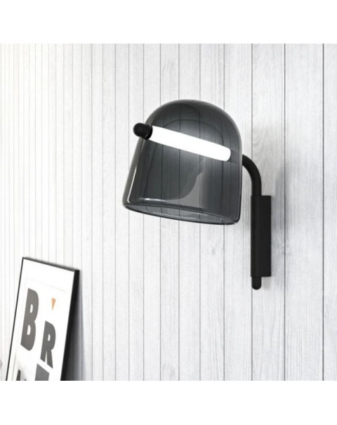 Post-modern minimalist Scandinavian style creative study designer living room glass bedroom bedside lamp wall lights
