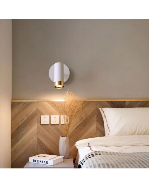 Modern Scandinavian waterproof mirror cabinet light restroom bathroom toilet led mirror front light bedroom bedside hotel wall light