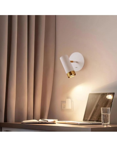 Modern Scandinavian waterproof mirror cabinet light restroom bathroom toilet led mirror front light bedroom bedside hotel wall light
