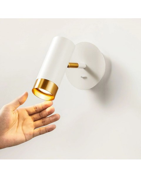 Modern Scandinavian waterproof mirror cabinet light restroom bathroom toilet led mirror front light bedroom bedside hotel wall light