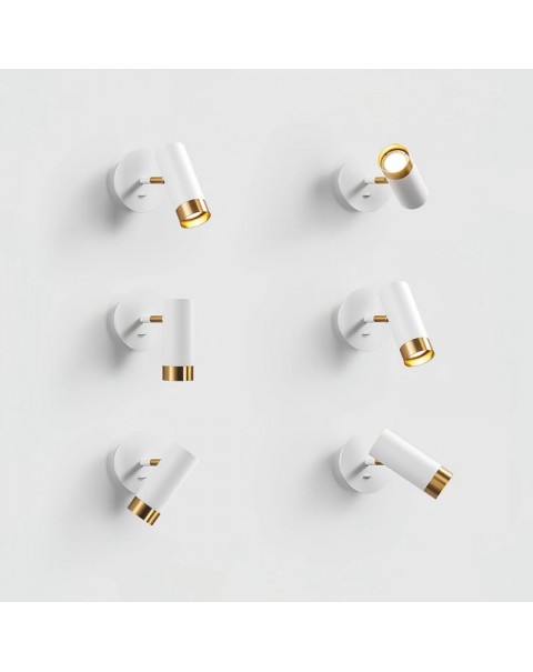 Modern Scandinavian waterproof mirror cabinet light restroom bathroom toilet led mirror front light bedroom bedside hotel wall light