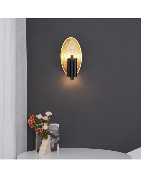 Scandinavian minimalist light luxury living room wall lamp post-modern creative aisle stairwell background wall bedside designer wall lamps
