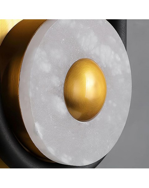 Long rod wall lamp simple modern new Chinese creative sales department decoration light luxury bedroom bed head marble living room wall lamps