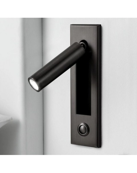 New creative recessed wall lamp hotel room light led bedside lamp hotel recessed light bedroom with usb reading light