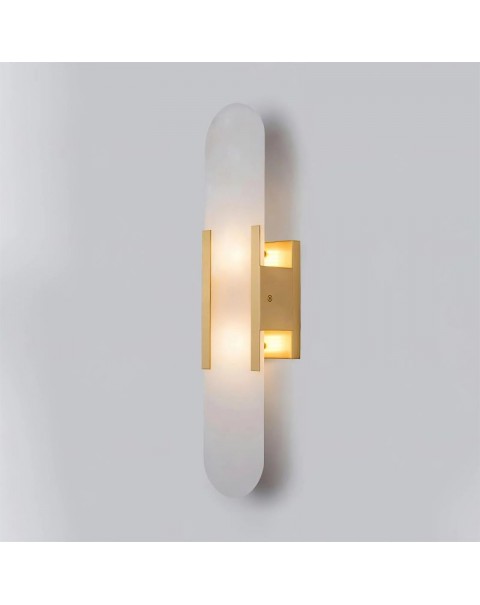Old branch MELANGE natural marble minimalist art design background wall aisle living room bedroom bedside wall sconce