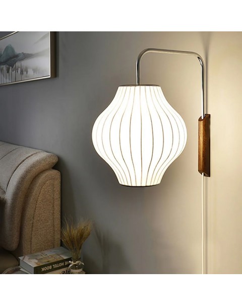 Year Round Park Copper Lamp Modern Light Luxury Simple All Copper Walnut Living Room Sofa Bedroom Bedside Swing Arm Wall Sconce