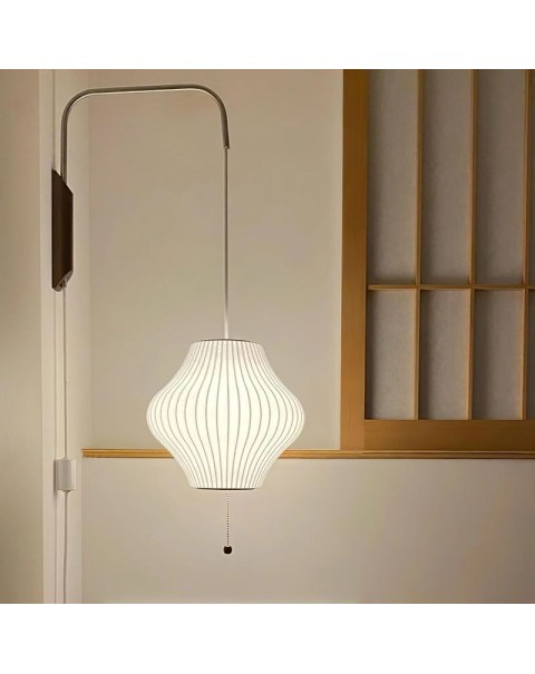 Year Round Park Copper Lamp Modern Light Luxury Simple All Copper Walnut Living Room Sofa Bedroom Bedside Swing Arm Wall Sconce
