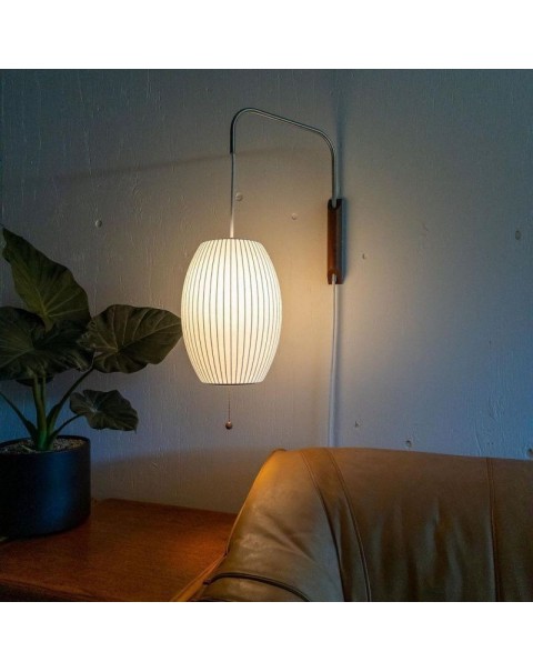 Year Round Park Copper Lamp Modern Light Luxury Simple All Copper Walnut Living Room Sofa Bedroom Bedside Swing Arm Wall Sconce