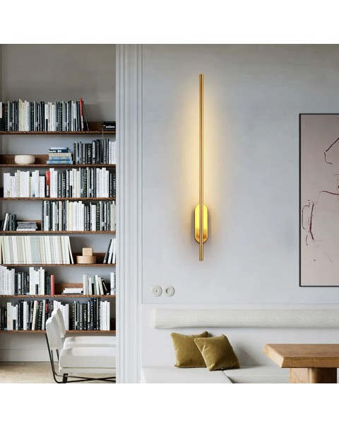 Scandinavian minimalist long wall lamp modern creative bedside lamp mirror lamp aisle corridor staircase wall lamp rotating lamps and lanterns