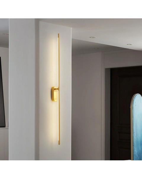 Scandinavian minimalist long wall lamp modern creative bedside lamp mirror lamp aisle corridor staircase wall lamp rotating lamps and lanterns